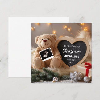 Carte de Faire-part de grossesse de Noël