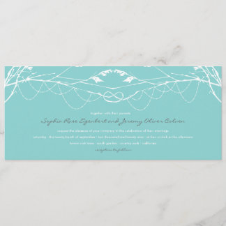Carte de Faire-part de mariage de la branche des a