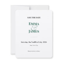 Carte de Faire-Part de Mariage | Emeraude Esperlue