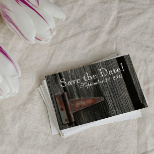 Carte de faire-part de mariage en bois rustique de
