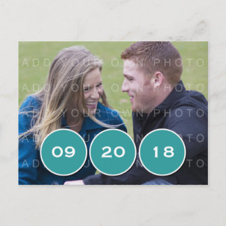 Carte de faire-part de mariage moderne avec des ce