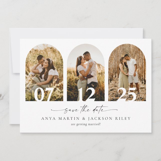 Carte de Faire-Part de Mariage Save The Date (Devant)