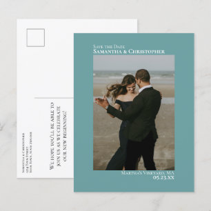 Carte de faire-part de mariage simple et minimalis