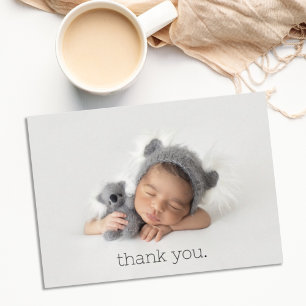 Carte de Faire-part de naissance de Merci bébé min