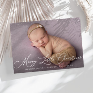 Carte de faire-part de naissance de Noël