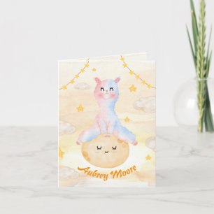 Carte de faire-part de naissance neutre - Sunny Al