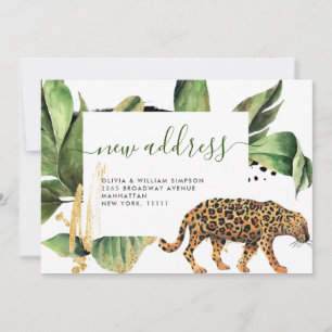 Carte de Faire-part mobile Jungle Green