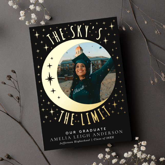 Carte de Faire-part photo pour la finition de la c (Créateur téléchargé)