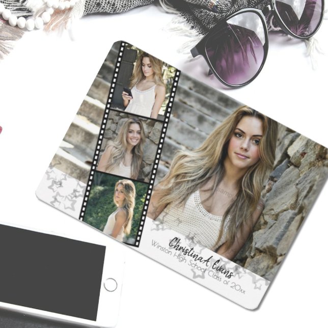 Carte de Faire-part photo Star Grad Filmstrip (Créateur téléchargé)