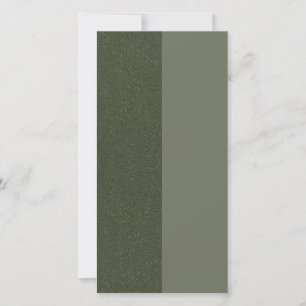 Carte de Faire-Part Plate Texturée Vert Moss Sépar