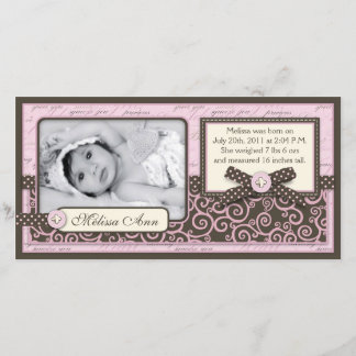 Carte de Faire-part PNK pour adolescents