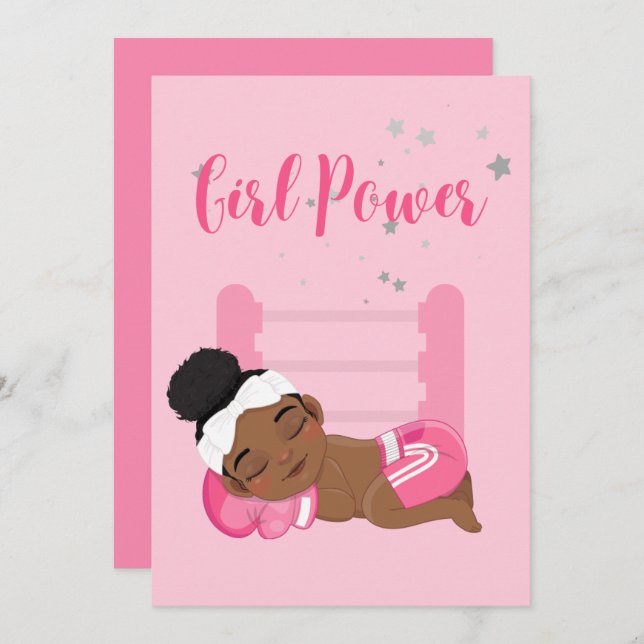 Carte de Faire-part pour bébé (Devant / Derrière)