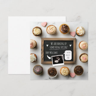 Carte de Faire-part pour bébé à cuisson amusante