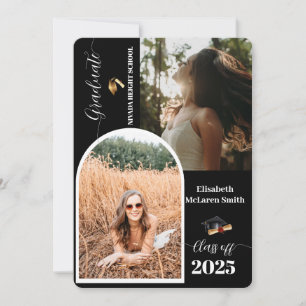 Carte de Faire-part senior 2025 - Graduat minimali