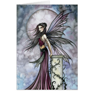 Carte de fantasy artistique de la fée de la tranqu