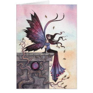 Carte de fantasy d'art de la fée du rêve d'Amythes