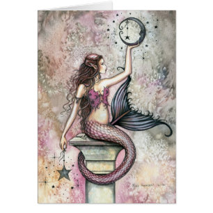 Carte de fantasy Sirène par Molly Harrison