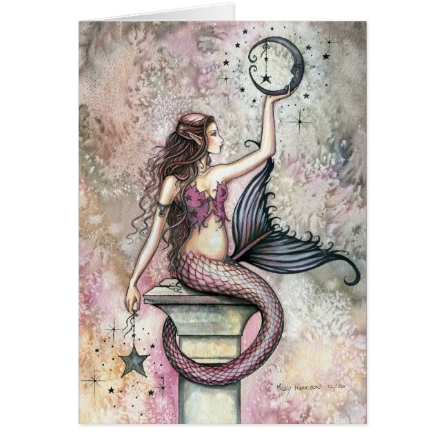 Carte de fantasy Sirène par Molly Harrison (Devant)