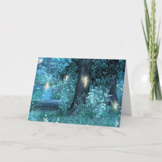 Carte de fée de jardin (Devant)