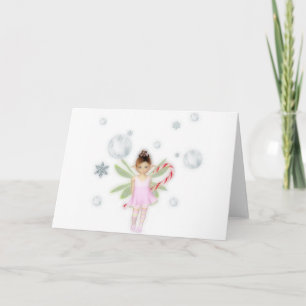 Carte de fée de sucrerie de Noël