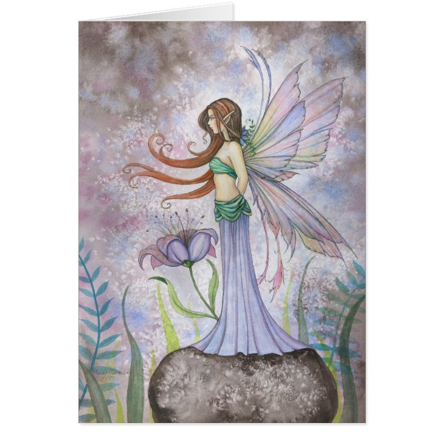 Carte de fée Dream Lily par Molly Harrison (Devant)
