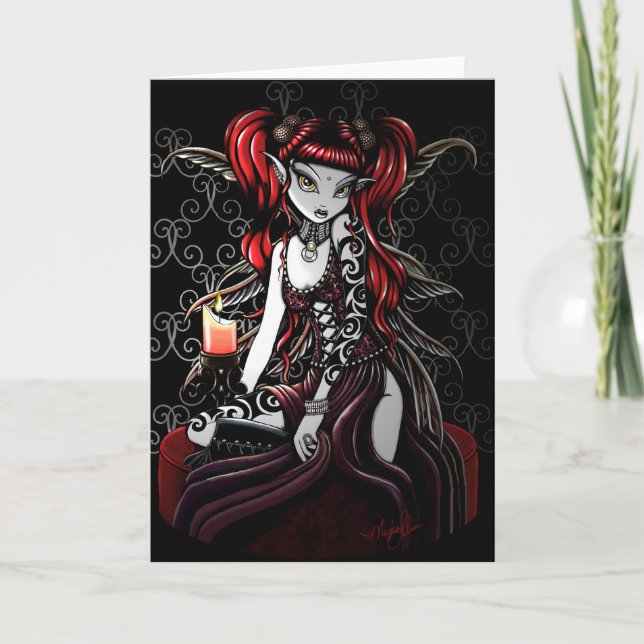 Carte de fée du feu d'obscurité de Terra (Devant)