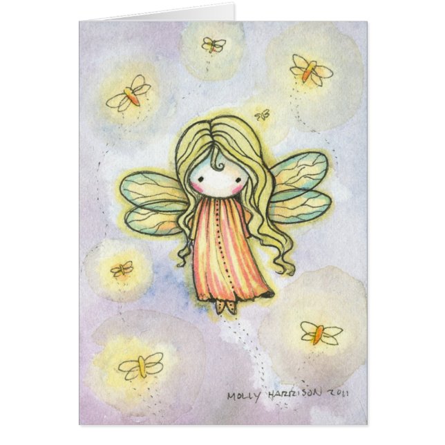 Carte de fée 'Firefly Cutie' par Molly Harrison (Devant)