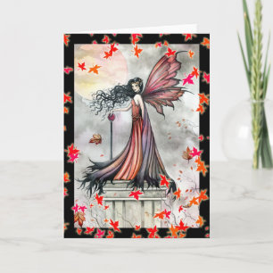 Carte de Fée Gothique Sorcière d'Halloween