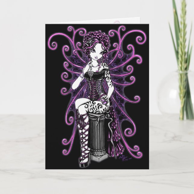 Carte de fée "Sasha" Couture rose Valentine (Devant)