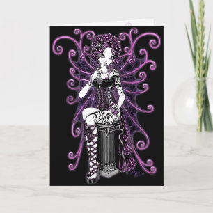 Carte de fée "Sasha" Couture rose Valentine