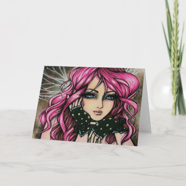 Carte de fée Steampunk "Genevieve" (Devant)