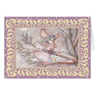 Carte de Féerie magique Arbre des étoiles