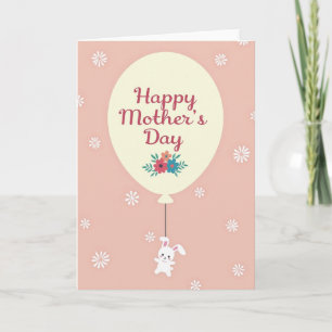 Carte de félicitations Ballon Floral