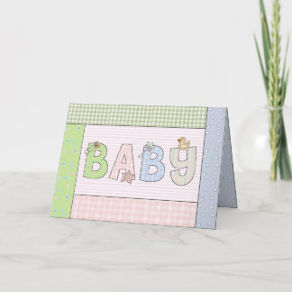 Carte de félicitations : Bébé