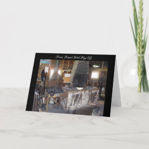 Carte de félicitations "Blacksmith Shop"