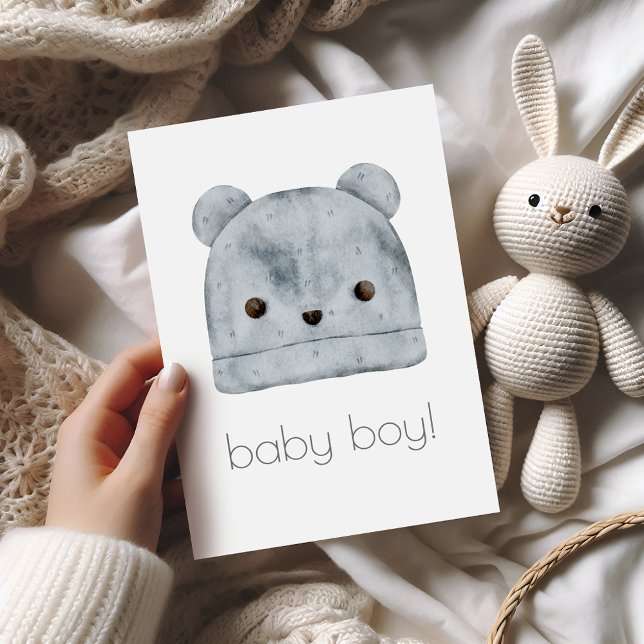 Carte de félicitations Boho Baby Boy Boy (Créateur téléchargé)