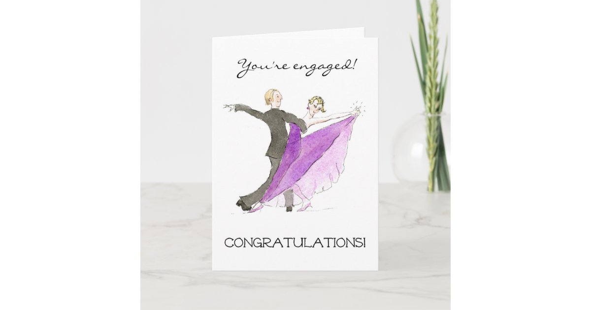 Carte De Felicitations De Fiancailles Zazzle Fr