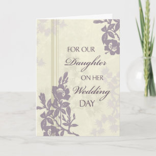 Carte de Félicitations de Mariage pour Fille Viole