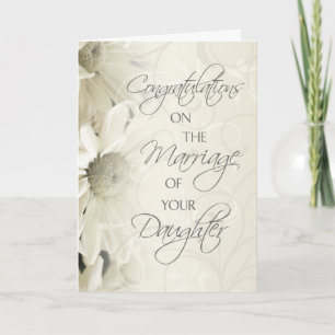 Carte de félicitations de mariage pour les parents