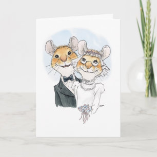 Carte de félicitations de mariage pour un couple m