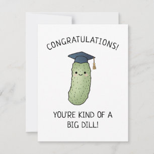 Carte de félicitations drôle de graduation avec Pi