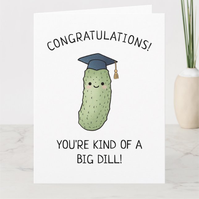 Carte de félicitations drôle de graduation avec Pi (Devant)