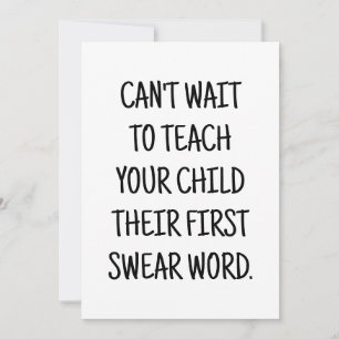 Carte de félicitations drôle pour maman à la baby 