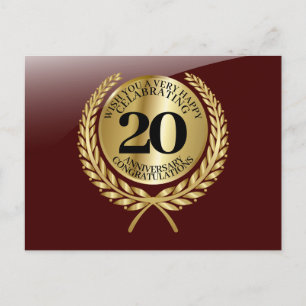 Carte de félicitations individuelle pour l'anniver