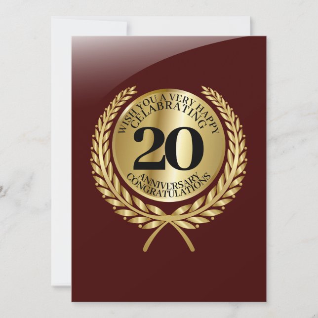 Carte de félicitations individuelle pour l'anniver (Devant)