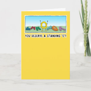 Carte de félicitations mignonne et drôle