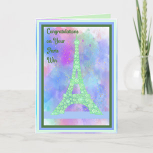 Carte de félicitations Paris Win