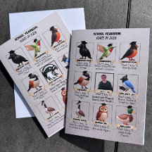 Carte de félicitations pliée pour la remise des di