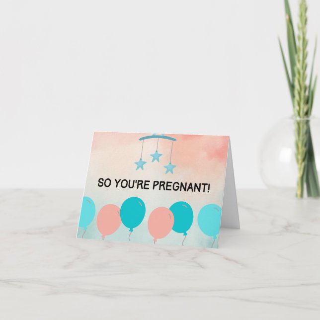 Carte de félicitations pour Baby Shower, Félicitat (Devant)