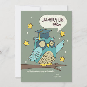 Carte de félicitations pour diplômé